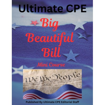Big Beautiful Bill 2025 Mini Course